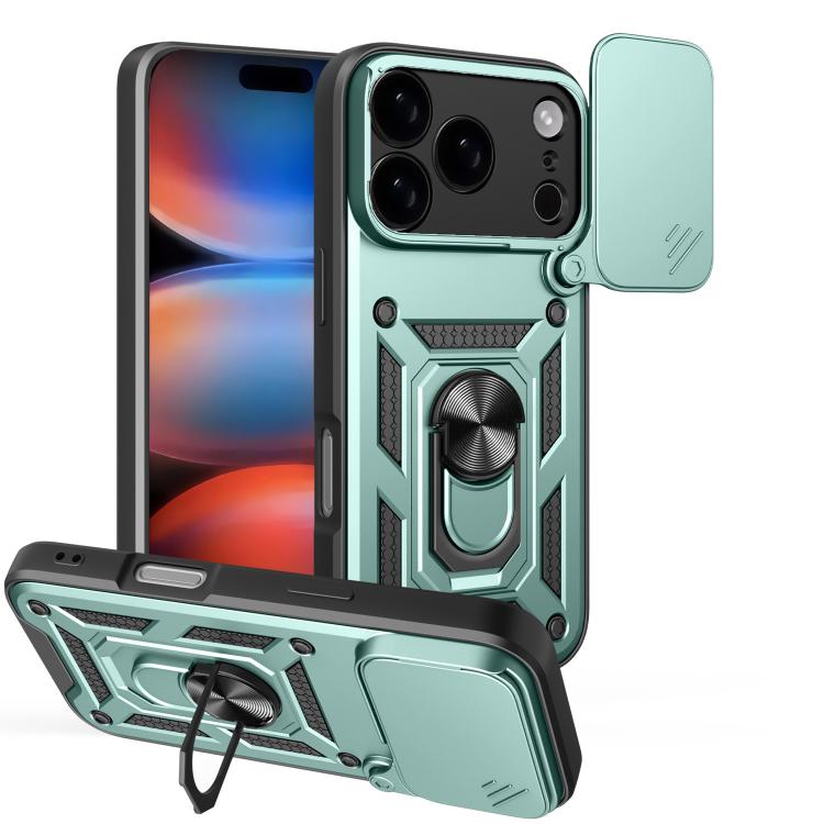 Capa de telemóvel TPU+PC com design de tampa deslizante para câmara, para iPhone 17e / 16e, para iPhone 17 Pro Max, para iPhone 17 Pro, para iPhone 17, para iPhone Air, para iPhone 16 Pro Max