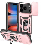 Capa de telemóvel TPU+PC com design de tampa deslizante para câmara, para iPhone 17e / 16e, para iPhone 17 Pro Max, para iPhone 17 Pro, para iPhone 17, para iPhone Air, para iPhone 16 Pro Max