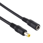 Cabo de Extensão de Energia DC Plug Fêmea para Macho 5.5 x 2.5mm, 1m, 1.5m, 3m, 5m, 10m