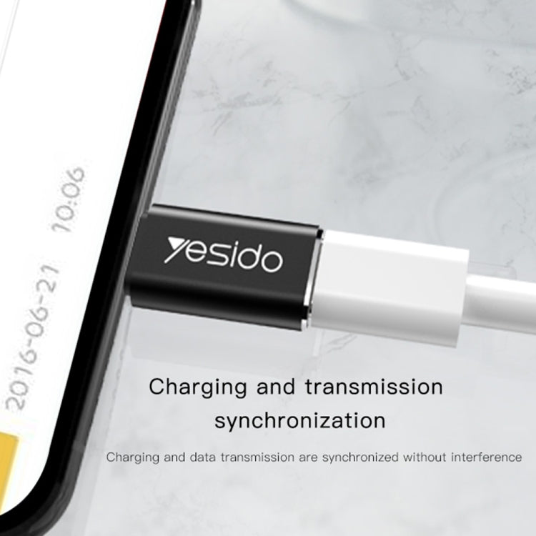 Yesido GS03 Adaptador de Carregamento 8 Pinos para Type-C