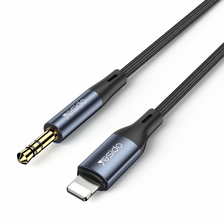 Cabo Adaptador de Áudio Yesido YAU35 8 Pinos para AUX 3.5mm, YAU35