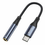 Adaptador de Áudio Feminino Yesido YAU38 Type-C para 3.5mm, YAU38