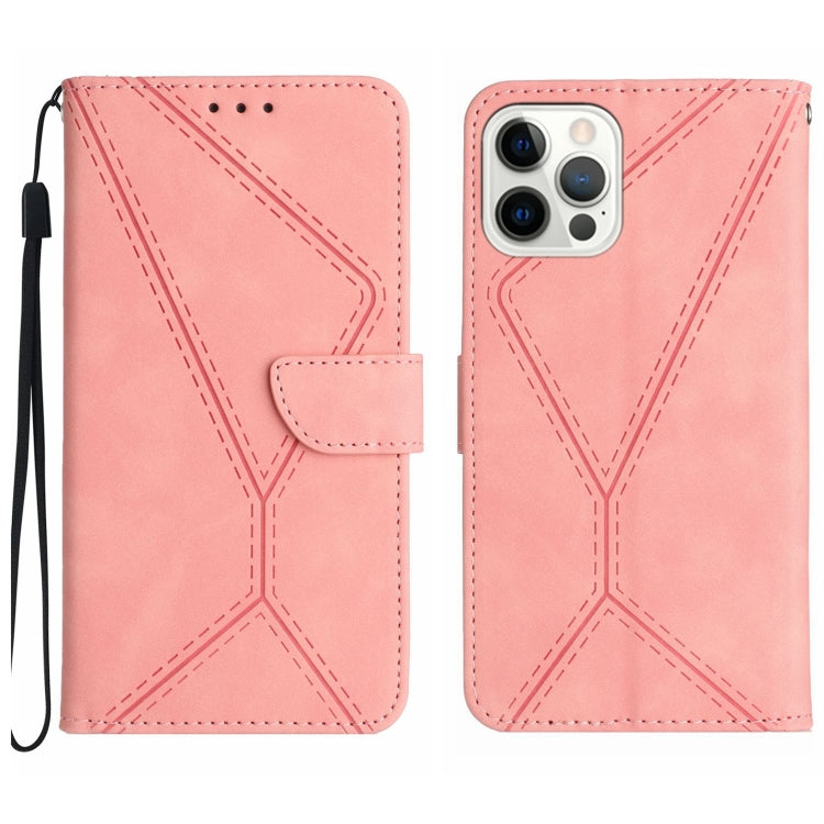 Capa de telemóvel em pele com costura em relevo, para iPhone 17e / 16e, para iPhone 17 Pro Max, para iPhone 17 Pro, para iPhone 17, para iPhone Air, para iPhone 16 Pro Max, para iPhone 16 Pro, para iPhone 16 Plus