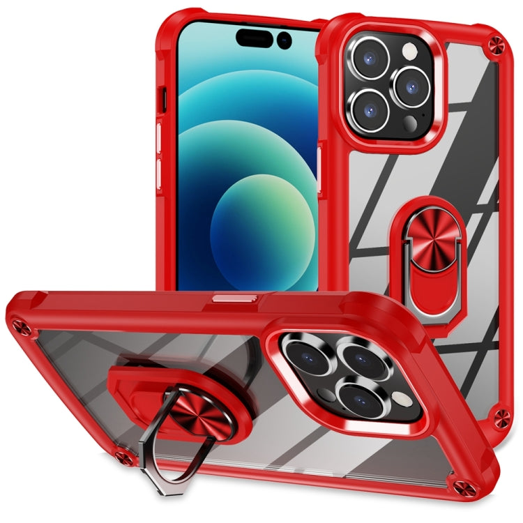 Capa para telemóvel com proteção de lente TPU + PC com suporte de anel, para iPhone 17e / 16e, para iPhone 17 Pro Max, para iPhone 17, para iPhone Air, para iPhone 16 Pro Max, para iPhone 16 Pro, para iPhone 16 Plus, para iPhone 16, para iPhone 15 Pro Max