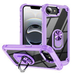 Capa para telemóvel com proteção de lente TPU + PC com suporte de anel, para iPhone 17e / 16e, para iPhone 17 Pro Max, para iPhone 17, para iPhone Air, para iPhone 16 Pro Max, para iPhone 16 Pro, para iPhone 16 Plus, para iPhone 16, para iPhone 15 Pro Max