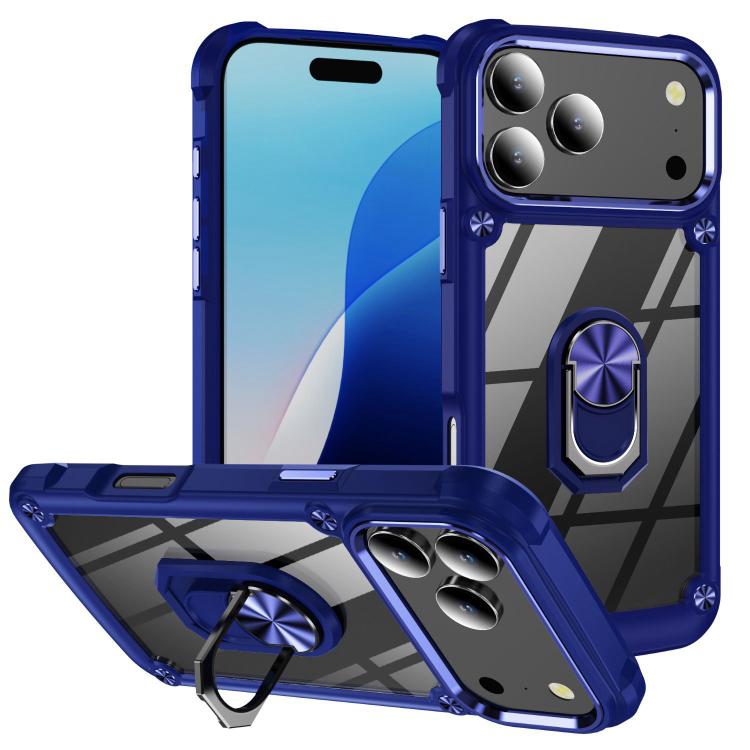 Capa para telemóvel com proteção de lente TPU + PC com suporte de anel, para iPhone 17e / 16e, para iPhone 17 Pro Max, para iPhone 17, para iPhone Air, para iPhone 16 Pro Max, para iPhone 16 Pro, para iPhone 16 Plus, para iPhone 16, para iPhone 15 Pro Max