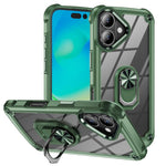 Capa para telemóvel com proteção de lente TPU + PC com suporte de anel, para iPhone 17e / 16e, para iPhone 17 Pro Max, para iPhone 17, para iPhone Air, para iPhone 16 Pro Max, para iPhone 16 Pro, para iPhone 16 Plus, para iPhone 16, para iPhone 15 Pro Max