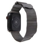 Correia de relógio magnética metálica milanesa, para Apple Watch SE 2022 40mm, para Apple Watch 9 45mm, para Apple Watch 9 41mm