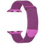 Correia de relógio magnética metálica milanesa, para Apple Watch 3 42mm, para Apple Watch 2 42mm, para Apple Watch 2 38mm
