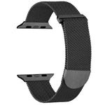 Correia de relógio magnética metálica milanesa, para Apple Watch 3 42mm, para Apple Watch 2 42mm, para Apple Watch 2 38mm