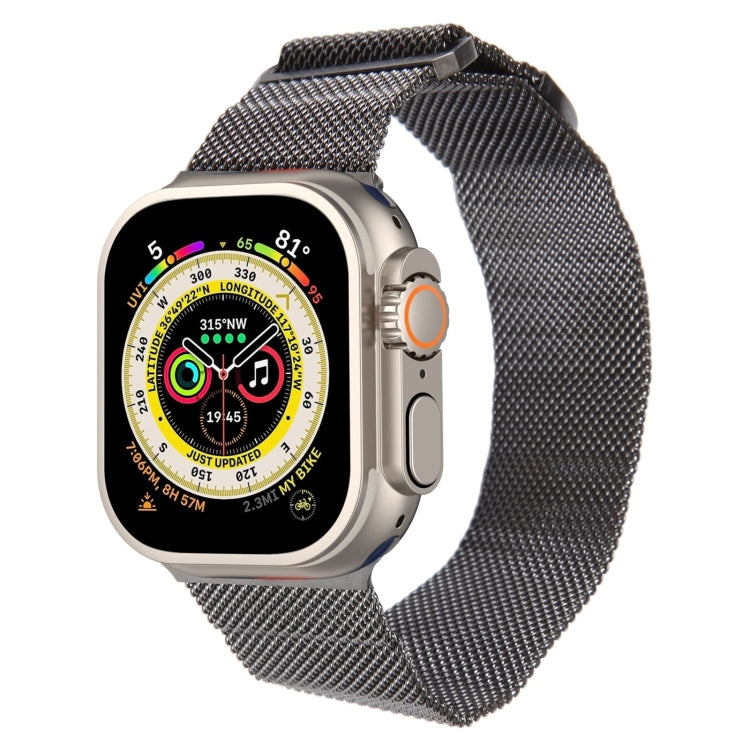 Correia de relógio magnética metálica milanesa, para Apple Watch SE 2023 44mm, para Apple Watch Ultra 49mm, para Apple Watch 8 41mm
