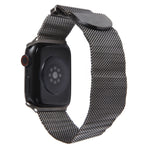 Correia de relógio magnética metálica milanesa, para Apple Watch SE 2023 40mm, para Apple Watch Ultra 2 49mm, para Apple Watch 8 45mm
