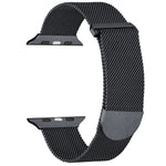 Correia de relógio magnética metálica milanesa, para Apple Watch SE 2023 40mm, para Apple Watch Ultra 2 49mm, para Apple Watch 8 45mm