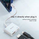 Yesido HM06 Adaptador de Áudio e Vídeo 8 Pinos para HDMI, HM06