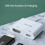 Yesido HM06 Adaptador de Áudio e Vídeo 8 Pinos para HDMI, HM06
