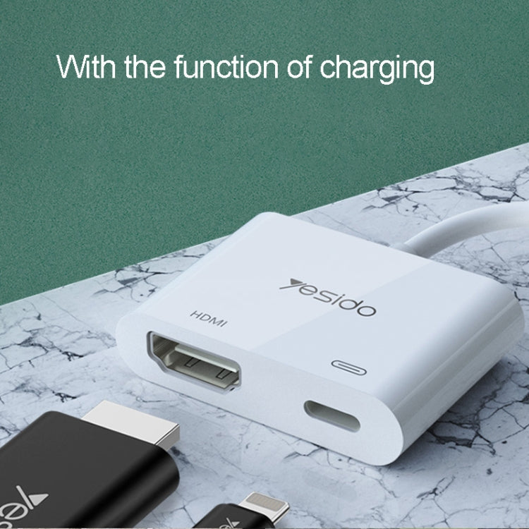 Yesido HM06 Adaptador de Áudio e Vídeo 8 Pinos para HDMI, HM06