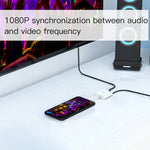 Yesido HM06 Adaptador de Áudio e Vídeo 8 Pinos para HDMI, HM06