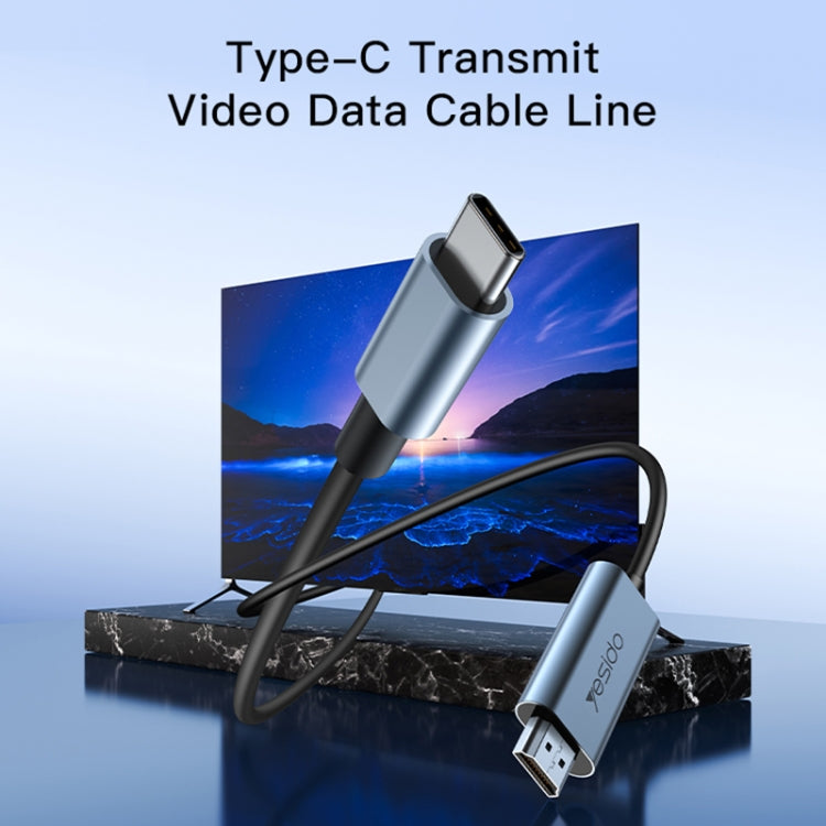 Cabo Adaptador Yesido HM10 USB-C / Tipo-C para HDMI HD, HM10