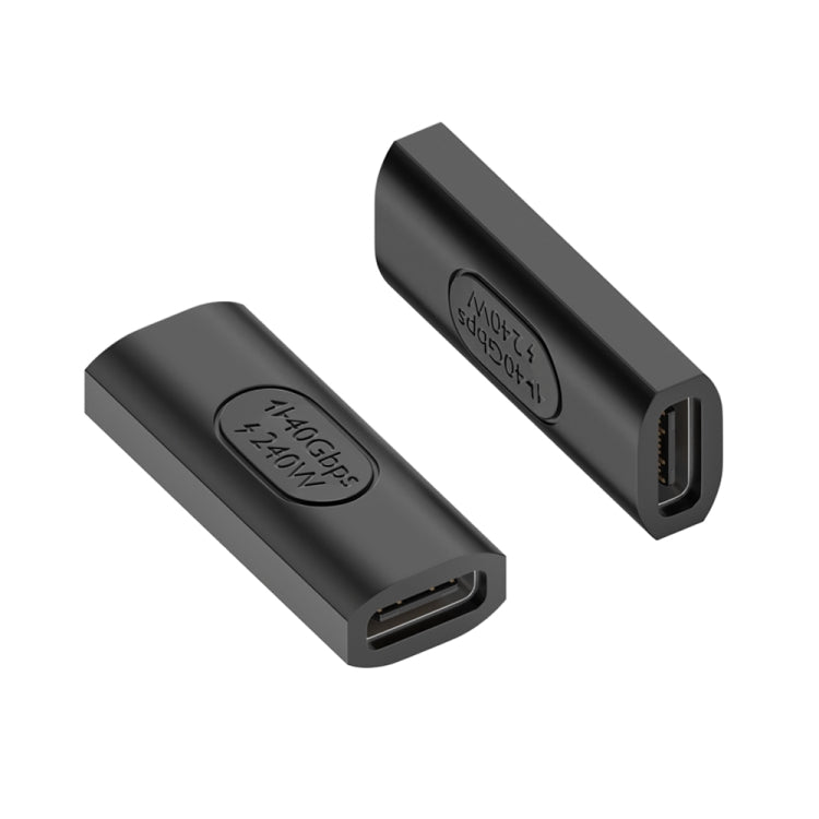 Adaptador Fêmea USB-C / Tipo-C para USB-C / Tipo-C Fêmea 40Gbps 240W, Adaptador Fêmea