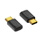 Adaptador Reto Fêmea USB-C / Tipo-C para USB-C / Tipo-C Fêmea 40Gbps 240W, Adaptador Reto