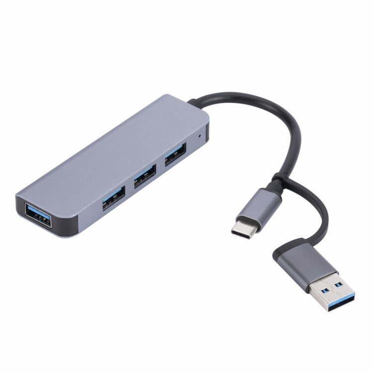 Estação de Acoplamento HUB Multifuncional 4 em 1 USB+USB-C/Tipo-C para USB, 2301