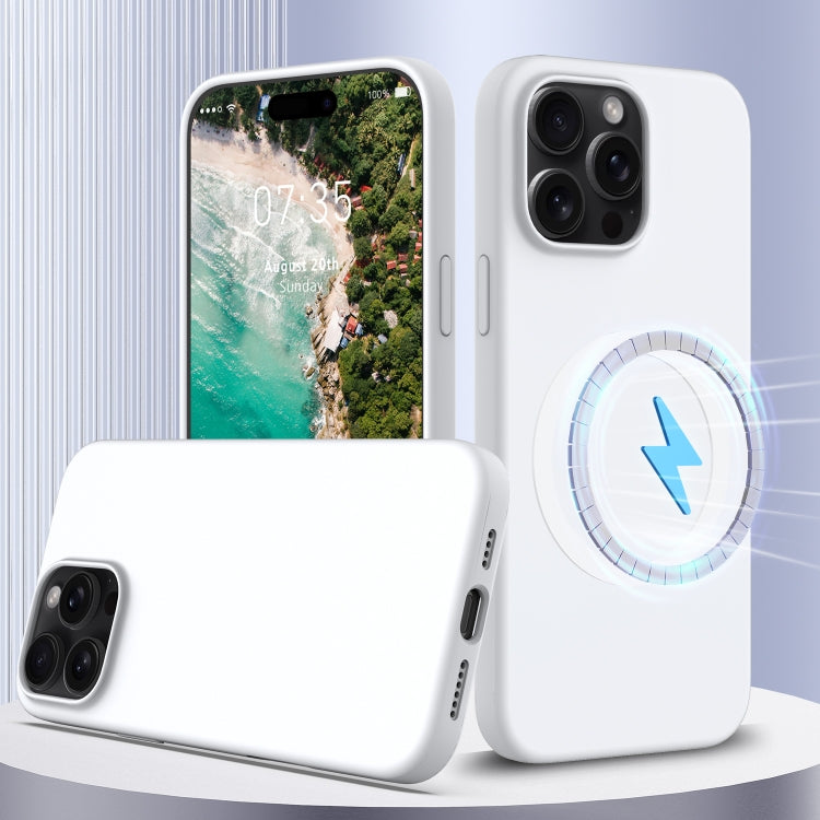 Capa de Silicone Antichoque Magsafe para Telemóvel, Para iPhone 16 Pro Max, Para iPhone 16 Pro, Para iPhone 16 Plus, Para iPhone 16, Para iPhone 15 Pro Max