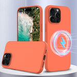 Capa de Silicone Antichoque Magsafe para Telemóvel, Para iPhone 16 Pro Max, Para iPhone 16 Pro, Para iPhone 16 Plus, Para iPhone 16, Para iPhone 15 Pro Max