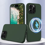 Capa de Silicone Antichoque Magsafe para Telemóvel, Para iPhone 16 Pro Max, Para iPhone 16 Pro, Para iPhone 16 Plus, Para iPhone 16, Para iPhone 15 Pro Max
