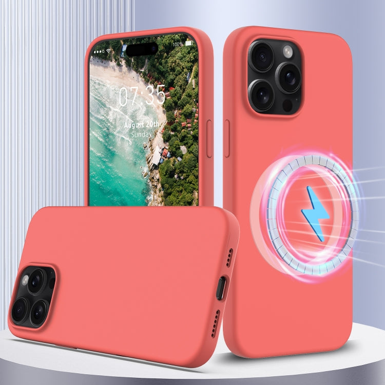 Capa de Silicone Antichoque Magsafe para Telemóvel, Para iPhone 16 Pro Max, Para iPhone 16 Pro, Para iPhone 16 Plus, Para iPhone 16, Para iPhone 15 Pro Max