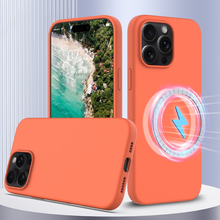 Capa de Silicone Antichoque Magsafe para Telemóvel, Para iPhone 16 Pro Max, Para iPhone 16 Pro, Para iPhone 16 Plus, Para iPhone 16, Para iPhone 15 Pro Max