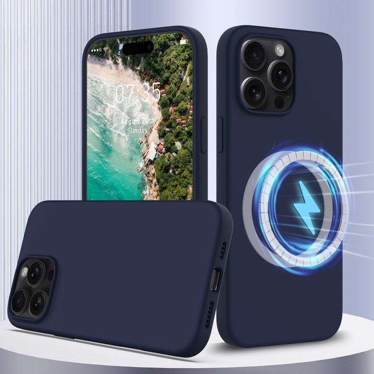 Capa de Silicone Antichoque Magsafe para Telemóvel, Para iPhone 16 Pro Max, Para iPhone 16 Pro, Para iPhone 16 Plus, Para iPhone 16, Para iPhone 15 Pro Max