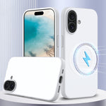 Capa de Silicone Antichoque Magsafe para Telemóvel, Para iPhone 16 Pro Max, Para iPhone 16 Pro, Para iPhone 16 Plus, Para iPhone 16, Para iPhone 15 Pro Max