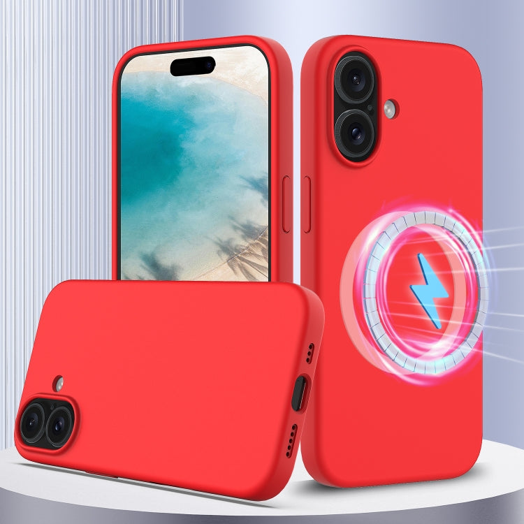 Capa de Silicone Antichoque Magsafe para Telemóvel, Para iPhone 16 Pro Max, Para iPhone 16 Pro, Para iPhone 16 Plus, Para iPhone 16, Para iPhone 15 Pro Max