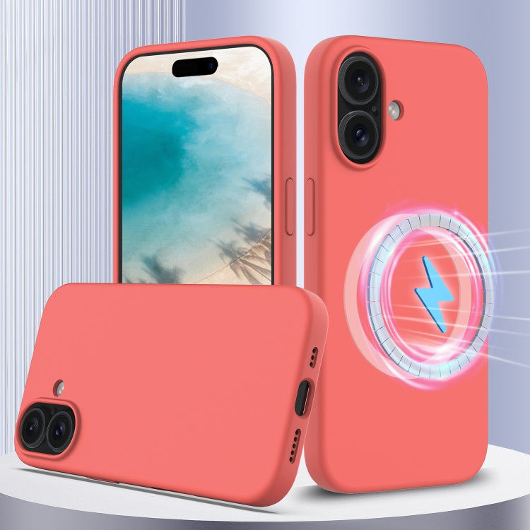 Capa de Silicone Antichoque Magsafe para Telemóvel, Para iPhone 16 Pro Max, Para iPhone 16 Pro, Para iPhone 16 Plus, Para iPhone 16, Para iPhone 15 Pro Max