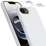Capa para telemóvel em silicone anti-impactos com Magsafe, para iPhone 17e / 16e, para iPhone 17 Pro Max, para iPhone 17 Pro, para iPhone 17, para iPhone Air