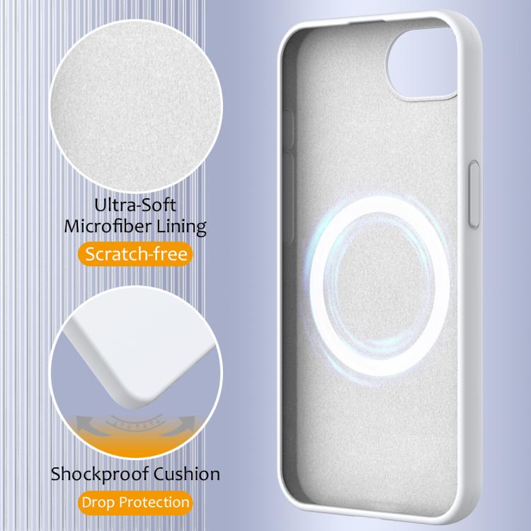 Capa para telemóvel em silicone anti-impactos com Magsafe, para iPhone 17e / 16e, para iPhone 17 Pro Max, para iPhone 17 Pro, para iPhone 17, para iPhone Air