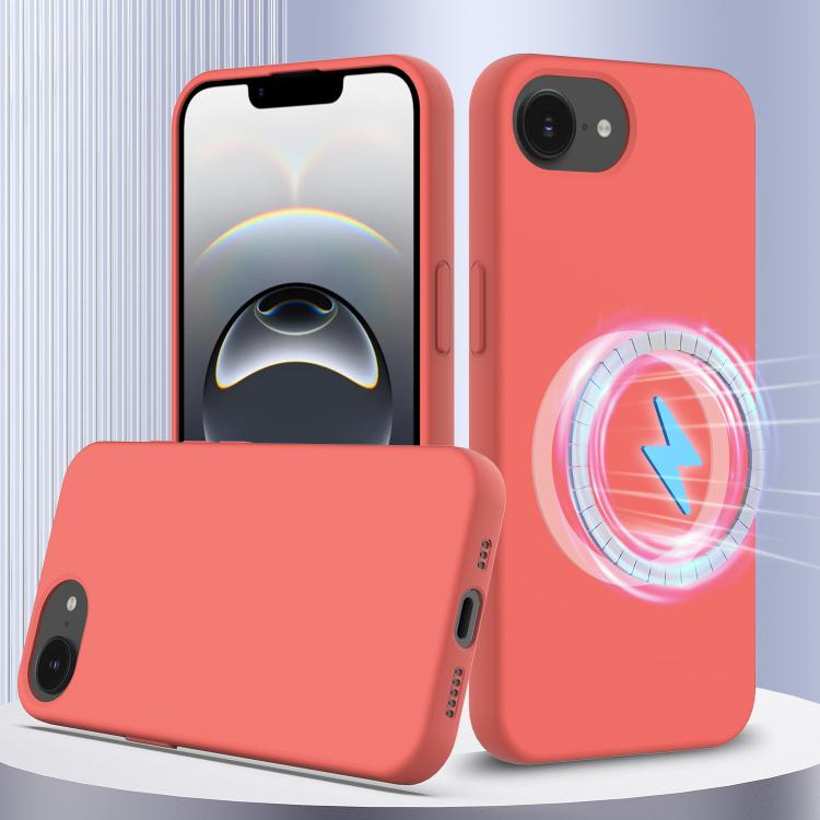 Capa para telemóvel em silicone anti-impactos com Magsafe, para iPhone 17e / 16e, para iPhone 17 Pro Max, para iPhone 17 Pro, para iPhone 17, para iPhone Air