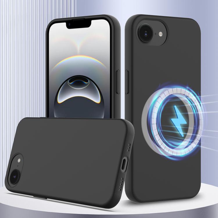 Capa para telemóvel em silicone anti-impactos com Magsafe, para iPhone 17e / 16e, para iPhone 17 Pro Max, para iPhone 17 Pro, para iPhone 17, para iPhone Air