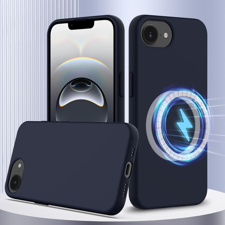 Capa para telemóvel em silicone anti-impactos com Magsafe, para iPhone 17e / 16e, para iPhone 17 Pro Max, para iPhone 17 Pro, para iPhone 17, para iPhone Air