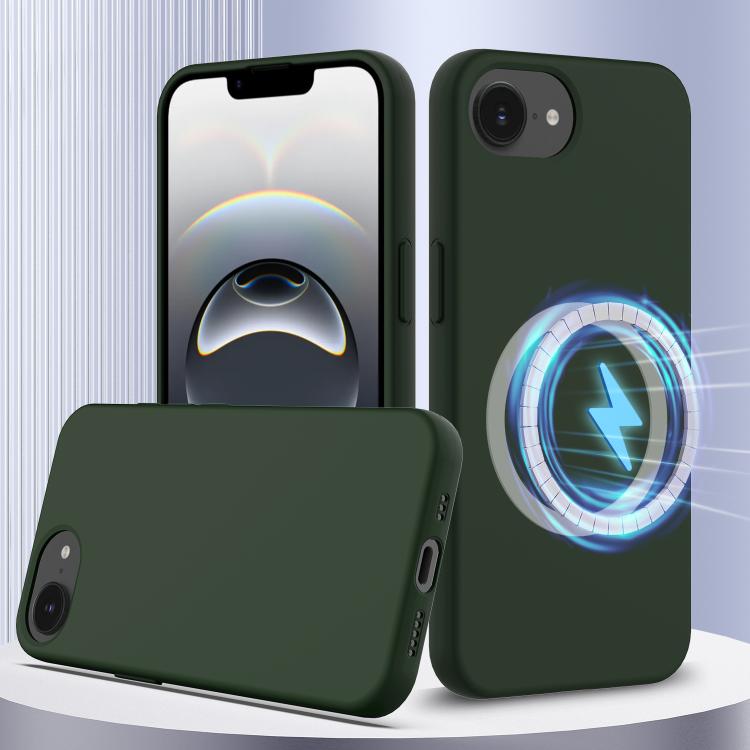 Capa para telemóvel em silicone anti-impactos com Magsafe, para iPhone 17e / 16e, para iPhone 17 Pro Max, para iPhone 17 Pro, para iPhone 17, para iPhone Air
