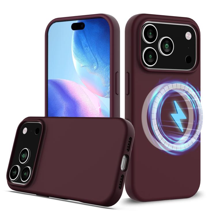 Capa para telemóvel em silicone anti-impactos com Magsafe, para iPhone 17e / 16e, para iPhone 17 Pro Max, para iPhone 17 Pro, para iPhone 17, para iPhone Air