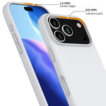 Capa para telemóvel em silicone anti-impactos com Magsafe, para iPhone 17e / 16e, para iPhone 17 Pro Max, para iPhone 17 Pro, para iPhone 17, para iPhone Air