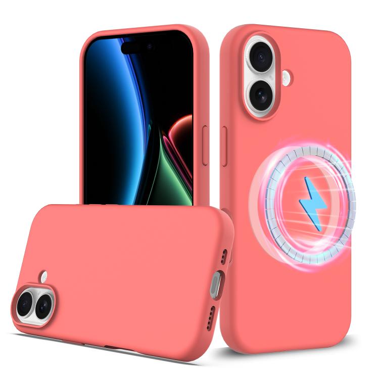 Capa para telemóvel em silicone anti-impactos com Magsafe, para iPhone 17e / 16e, para iPhone 17 Pro Max, para iPhone 17 Pro, para iPhone 17, para iPhone Air