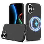 Capa para telemóvel em silicone anti-impactos com Magsafe, para iPhone 17e / 16e, para iPhone 17 Pro Max, para iPhone 17 Pro, para iPhone 17, para iPhone Air
