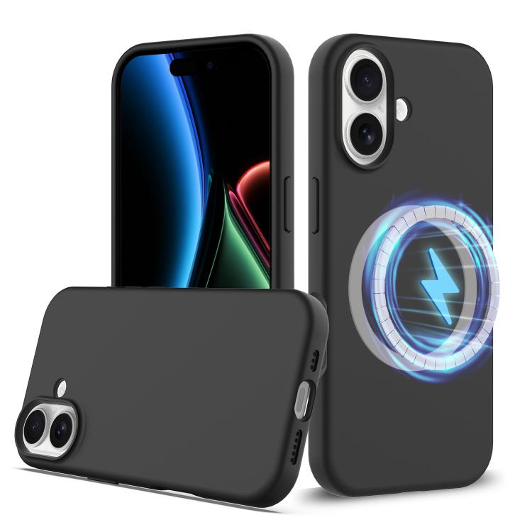 Capa para telemóvel em silicone anti-impactos com Magsafe, para iPhone 17e / 16e, para iPhone 17 Pro Max, para iPhone 17 Pro, para iPhone 17, para iPhone Air