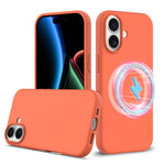 Capa para telemóvel em silicone anti-impactos com Magsafe, para iPhone 17e / 16e, para iPhone 17 Pro Max, para iPhone 17 Pro, para iPhone 17, para iPhone Air
