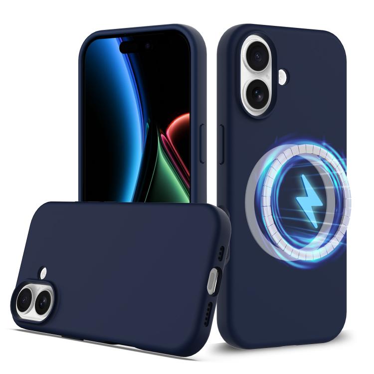 Capa para telemóvel em silicone anti-impactos com Magsafe, para iPhone 17e / 16e, para iPhone 17 Pro Max, para iPhone 17 Pro, para iPhone 17, para iPhone Air