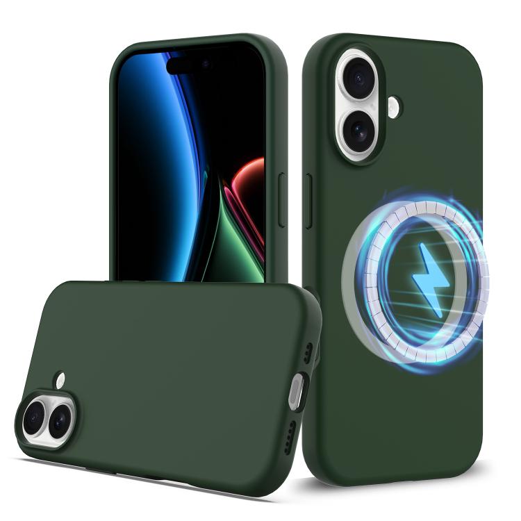 Capa para telemóvel em silicone anti-impactos com Magsafe, para iPhone 17e / 16e, para iPhone 17 Pro Max, para iPhone 17 Pro, para iPhone 17, para iPhone Air