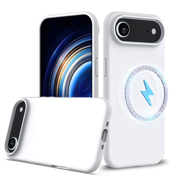 Capa para telemóvel em silicone anti-impactos com Magsafe, para iPhone 17e / 16e, para iPhone 17 Pro Max, para iPhone 17 Pro, para iPhone 17, para iPhone Air