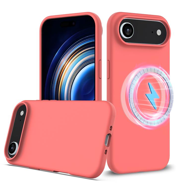 Capa para telemóvel em silicone anti-impactos com Magsafe, para iPhone 17e / 16e, para iPhone 17 Pro Max, para iPhone 17 Pro, para iPhone 17, para iPhone Air